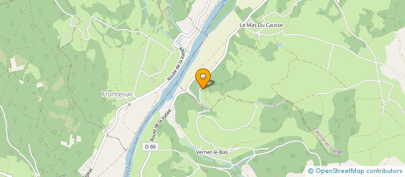 localisation de l'entreprise MELINDA  NAUSSAC