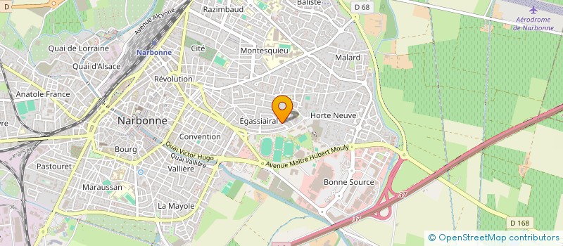 localisation de l'entreprise MELINE à NARBONNE