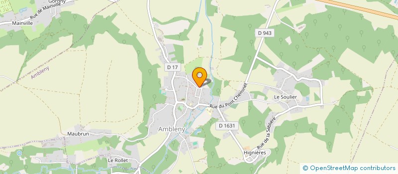 localisation de l'entreprise MELINE  RESSONS-LE-LONG