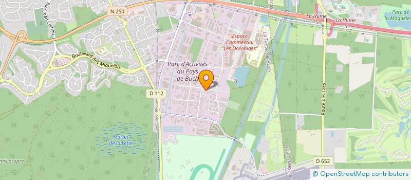 localisation de l'entreprise MELINE  LA TESTE-DE-BUCH