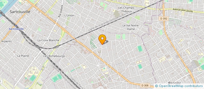 localisation de l'entreprise MELINE ET NICOLAS à HOUILLES