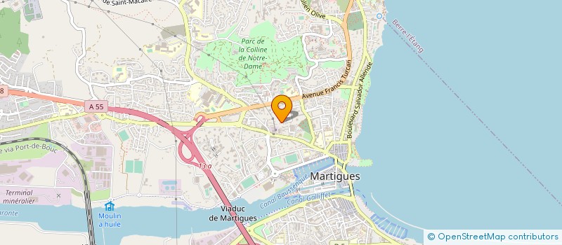localisation de l'entreprise MELINE PROVENCE NETTOYAGE à MARTIGUES