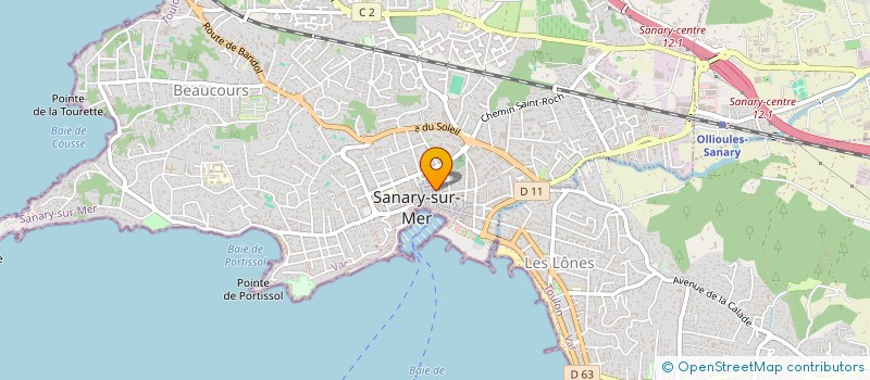 localisation de l'entreprise MELINE'S CLOSET  SANARY-SUR-MER