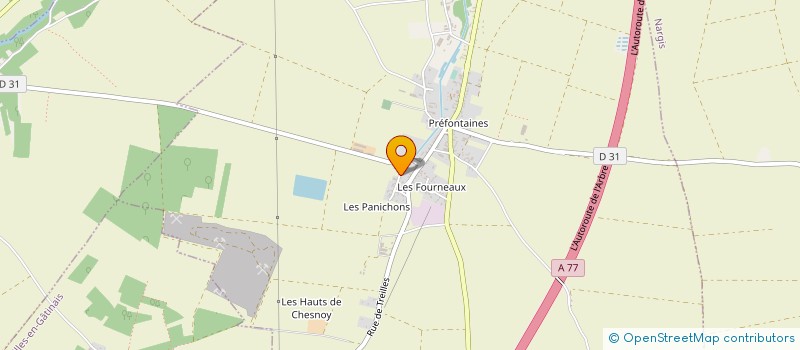 localisation de l'entreprise MELINE-THYRION à PREFONTAINES