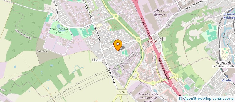 localisation de l'entreprise MELING à LISSES