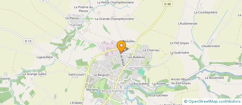 localisation de l'entreprise MELINGROUP à MOUCHAMPS