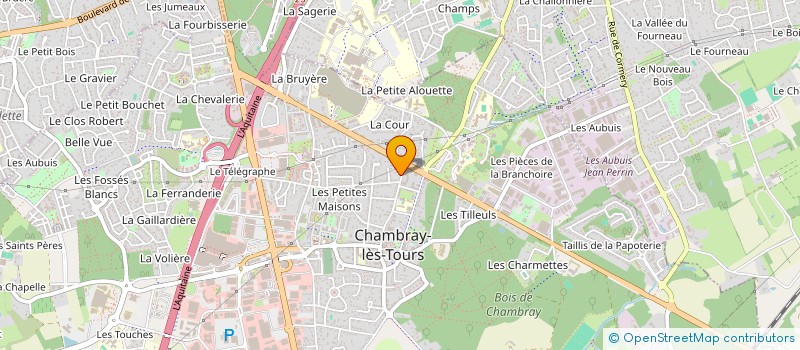 localisation de l'entreprise MELINKA  CHAMBRAY-LES-TOURS