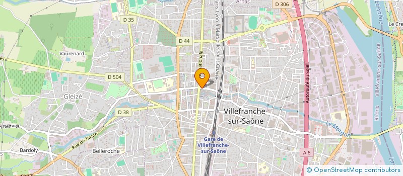 localisation de l'entreprise MELINON CBD  VILLEFRANCHE-SUR-SAONE