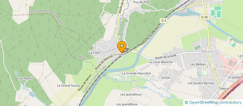 localisation de l'entreprise MELINOU  NEUVIC