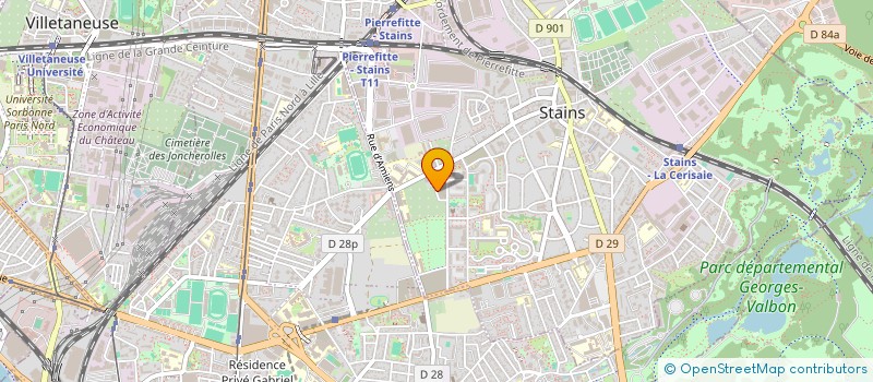 localisation de l'entreprise MELIO ACADEMIE  STAINS