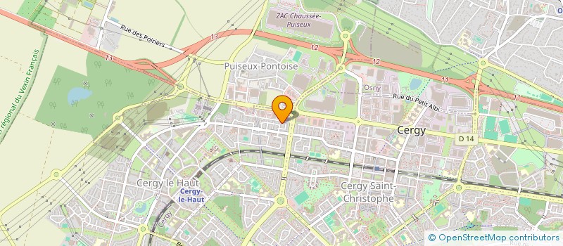 localisation de l'entreprise MELIOSTAM  CERGY