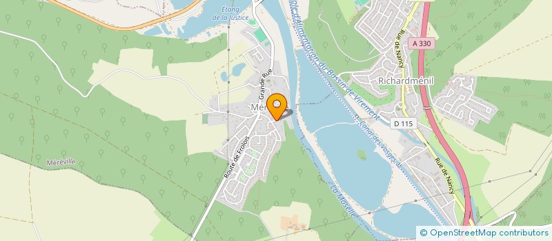 localisation de l'entreprise MELIPAUL  MEREVILLE