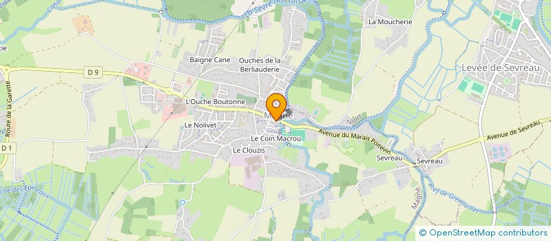 localisation de l'entreprise MELIPIZZ  MAGNE