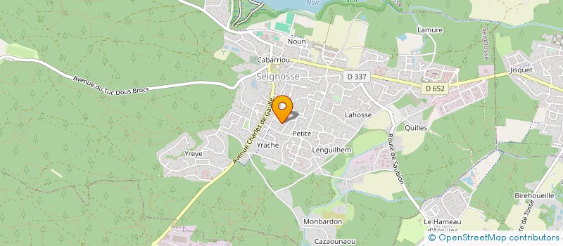 localisation de l'entreprise MELIPONA  SEIGNOSSE