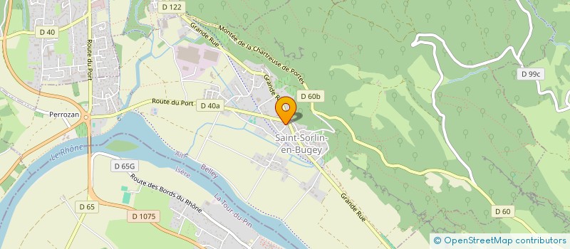 localisation de l'entreprise MELIRINE  SAINT-SORLIN-EN-BUGEY