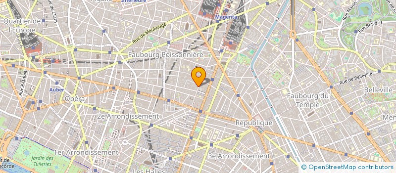 localisation de l'entreprise MELIS à PARIS