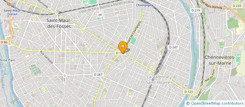 localisation de l'entreprise MELIS à SAINT-MAUR-DES-FOSSES