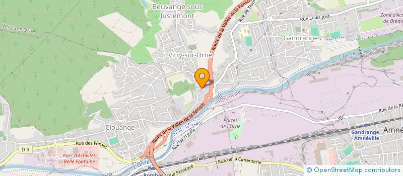 localisation de l'entreprise MELIS  VITRY-SUR-ORNE