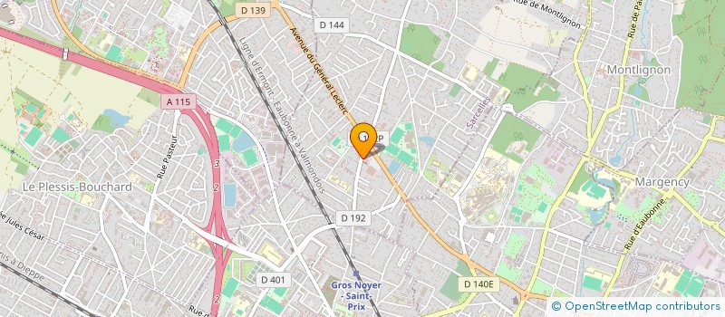 localisation de l'entreprise MELIS à SAINT-PRIX