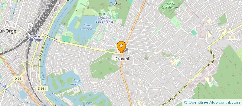localisation de l'entreprise MELIS à DRAVEIL