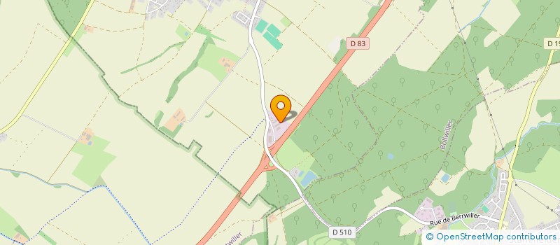 localisation de l'entreprise MELIS  BERRWILLER