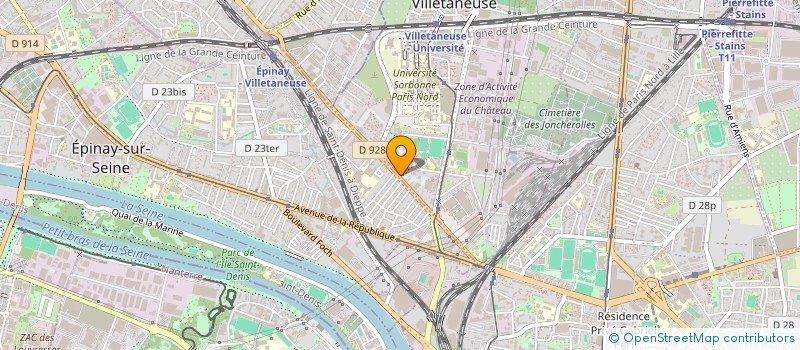 localisation de l'entreprise MELIS à VILLETANEUSE
