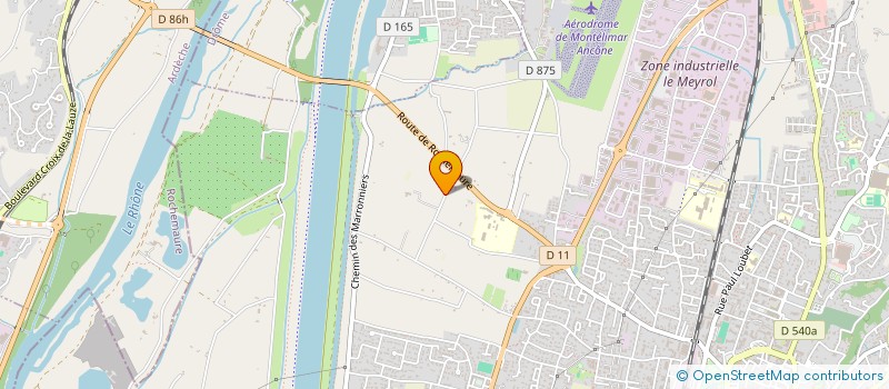 localisation de l'entreprise MELIS ANGEL à MONTELIMAR