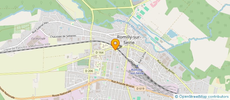 localisation de l'entreprise MELIS AUTO à ROMILLY-SUR-SEINE