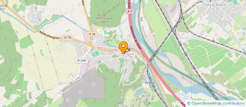 localisation de l'entreprise MELIS DISTRIBUTION  ORGON