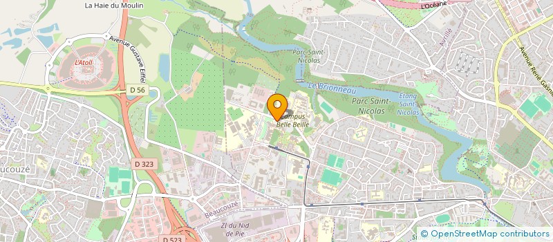 localisation de l'entreprise MELIS@ TERRITOIRES RURAUX  ANGERS