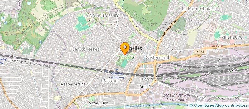 localisation de l'entreprise MELISA  CHELLES