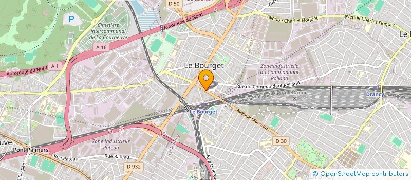 localisation de l'entreprise MELISA à LE BOURGET