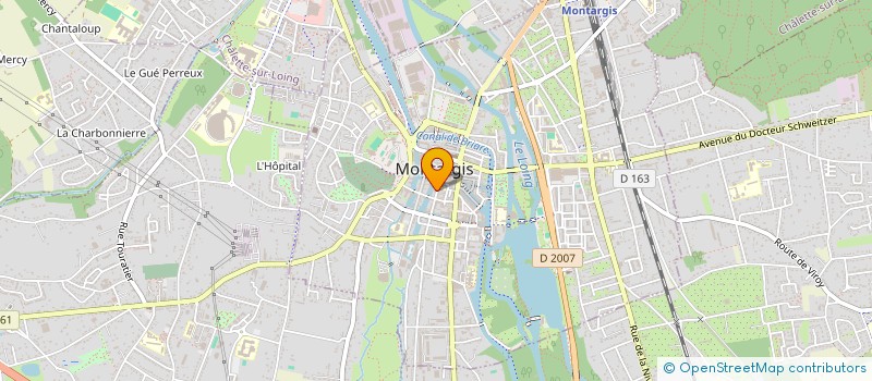 localisation de l'entreprise MELISA à MONTARGIS