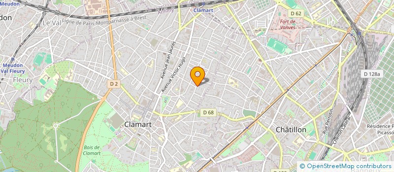 localisation de l'entreprise MELISANDE  CLAMART