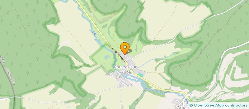 localisation de l'entreprise MELISANGE à ROUVRES-SUR-AUBE