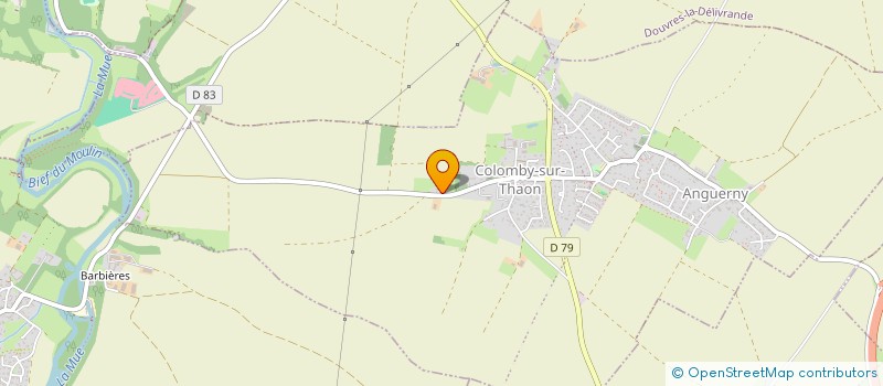 localisation de l'entreprise MELISON  COLOMBY-ANGUERNY