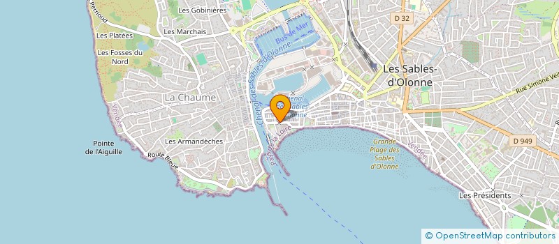 localisation de l'entreprise MELISSA à LES SABLES D'OLONNE