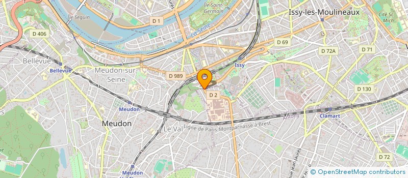 localisation de l'entreprise MELISSA à CLAMART