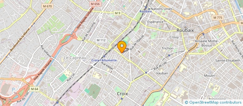 localisation de l'entreprise MELISSA  ROUBAIX