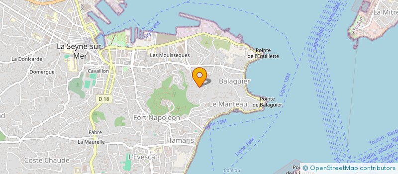 localisation de l'entreprise MELISSA à LA SEYNE-SUR-MER