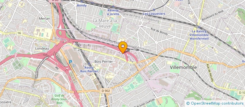 localisation de l'entreprise MELISSA  ROSNY-SOUS-BOIS
