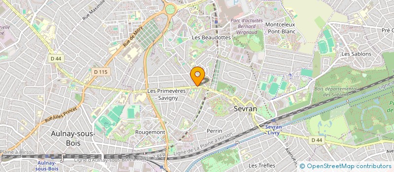 localisation de l'entreprise MELISSA à SEVRAN