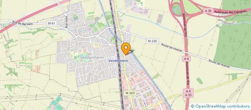 localisation de l'entreprise MELISSA  VENDENHEIM
