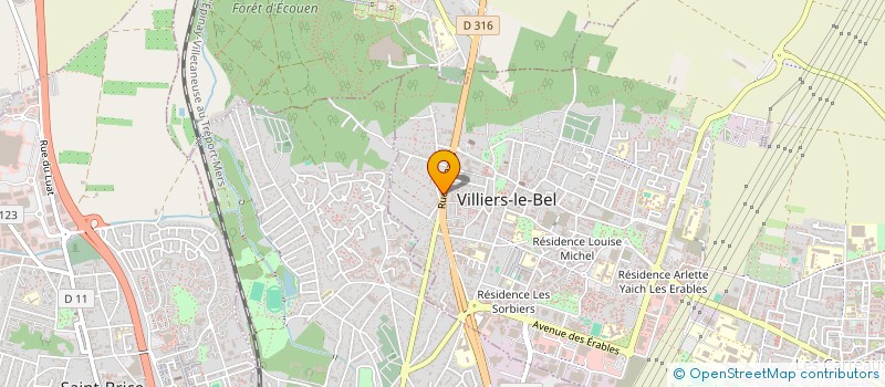 localisation de l'entreprise MELISSA  VILLIERS-LE-BEL