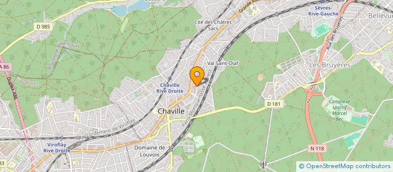 localisation de l'entreprise MELISSA COIFFURE  CHAVILLE