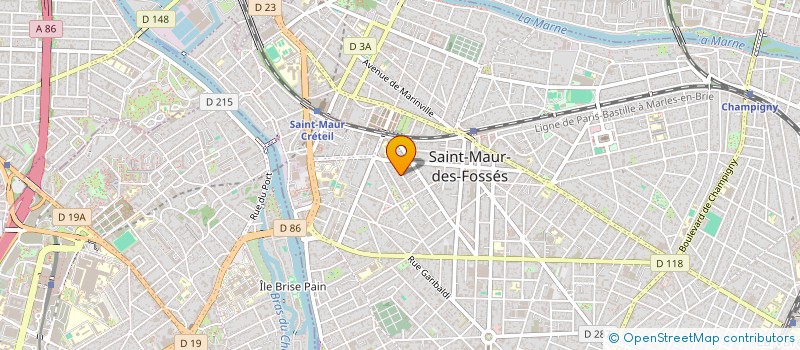 localisation de l'entreprise MELISSA D'ANGLETERRE à SAINT-MAUR-DES-FOSSES