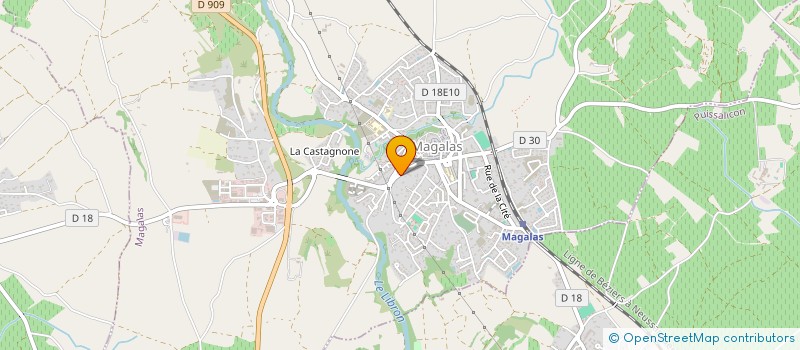 localisation de l'entreprise MELISSA MEJANEL  MAGALAS