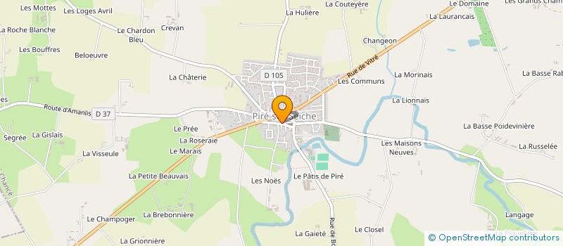 localisation de l'entreprise MELISSA'S DOGS  CHATEAUBOURG