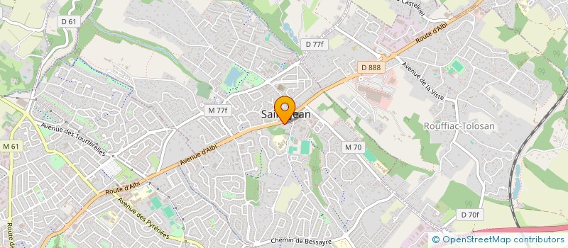 localisation de l'entreprise MELISSAL à SAINT-JEAN