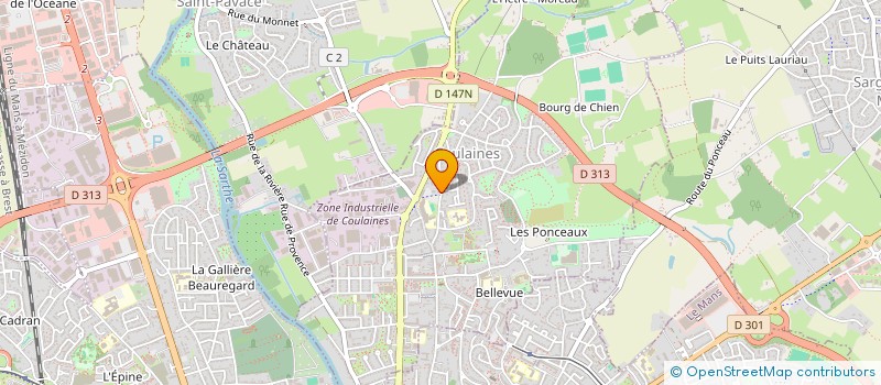 localisation de l'entreprise MELISSE  COULAINES